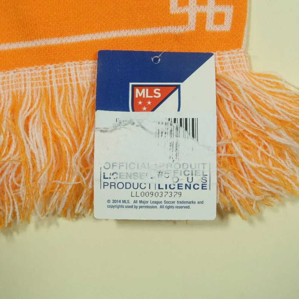 Atlanta United FC Peach Scarf The King Has Arrived New Ruffneck 2014